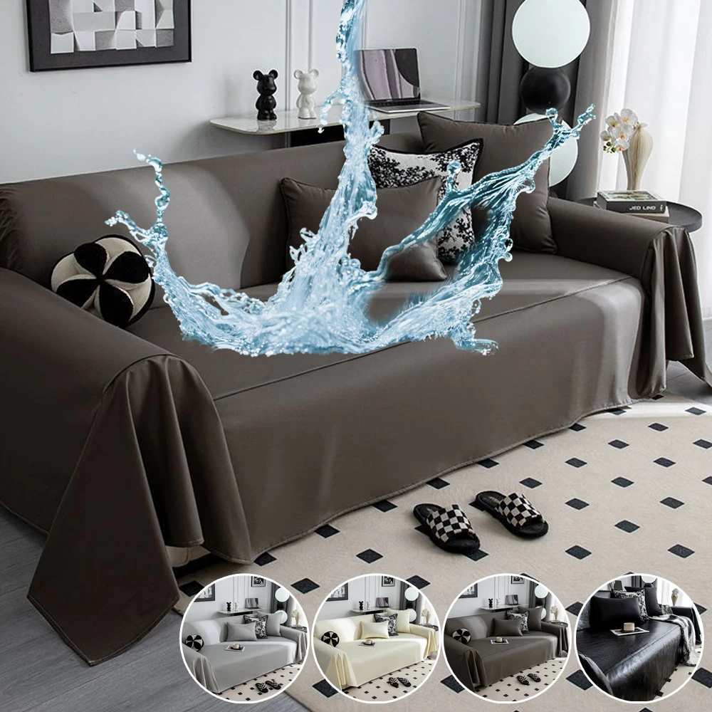 

Waterproof Tech Cloth Sofa Towel Protector for Kids Chaise Longue Sofa Covers Living Room Furniture Decoration Fundas