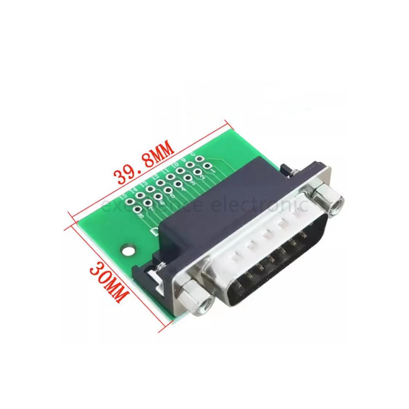 1 Pc HDR DB Male / Female Adapter 9P/15P/25P/37P Test Board VGA Interface To 2.54 DIP Circuit Board DIY Connector