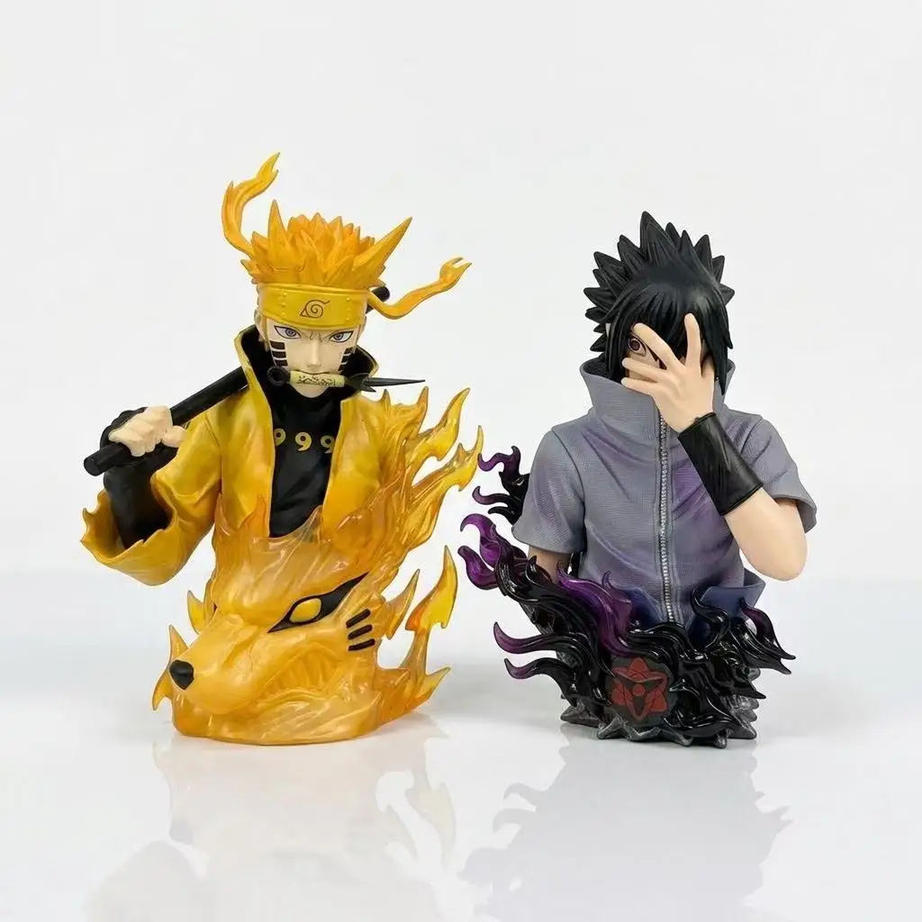 14cm Anime Naruto Figur Naruto Sasuke Rikudousennin Modo Figurine Modell PVC Sammlerstück Desktop Actionfigur Spielzeug Kindergeschenk