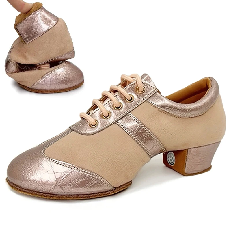autumn-and-winter-new-latin-dance-shoes-women-soft-sole-tango-rumba-ballroom-dance-shoes-cowhide-indoor-training-dance-sneaker