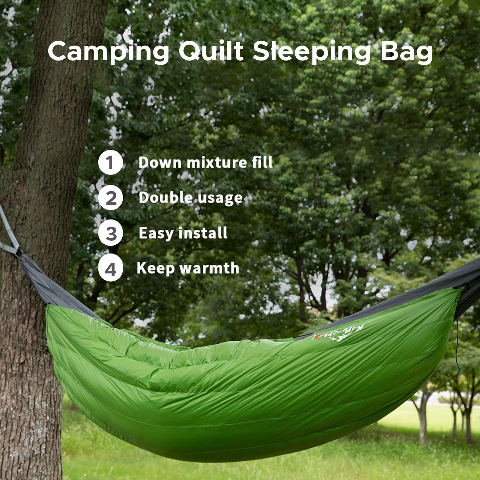 

Утепленный спальный мешок-пододеяльник для гамака, туристический спальный мешок для кемпинга