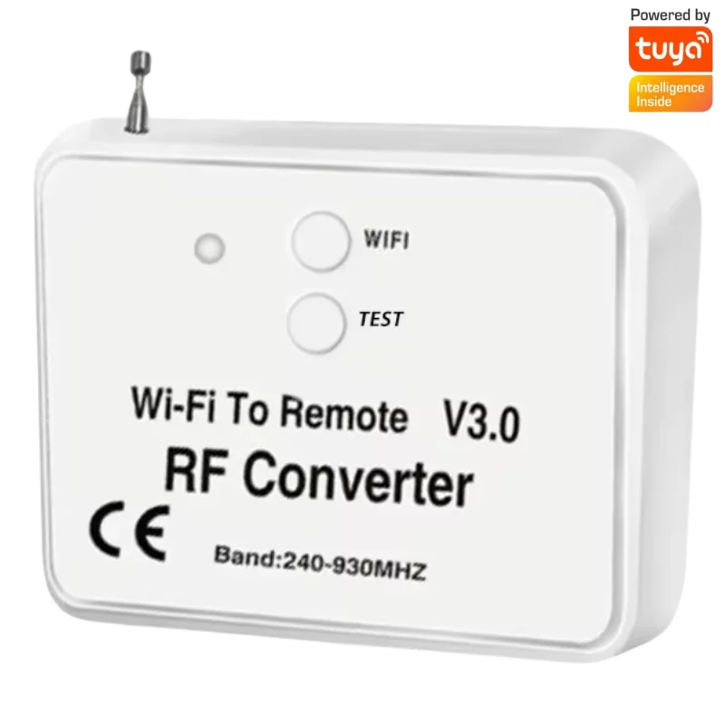 2024 New Universal Wireless Wifi To RF Converter Phone Instead Remote Control 240-930mhz For Smart Home