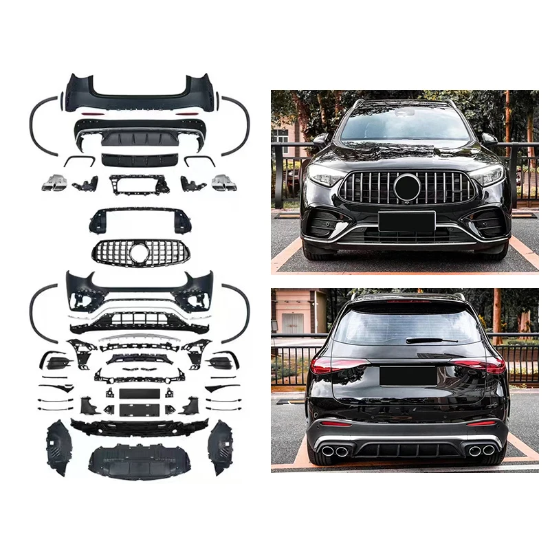 Classic Car Restomod Body Kits2023-2026 GLC X254 Car Modification Upgrade 63 Surround Front Bumper And Bumper Body Kit For