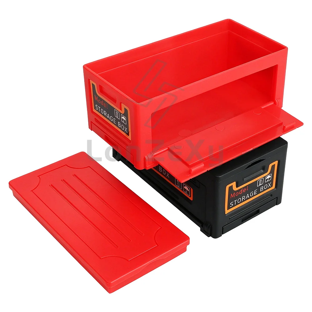 RC Plastic Equipment Storage Box, Self-adhesive Stickers Included for SCX10 TRX4 1/10 RC Crawler Decoration