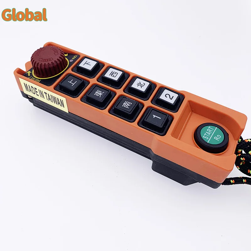 Saga L10 8 buttons double speed Industrial Wireless Radio Crane Remote Control switches Hoist overhead bridge Crane Controller