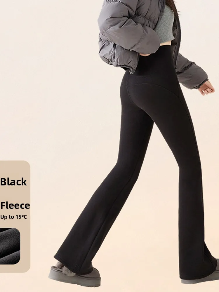 2025年新作 レディース アークスキンパンツ ハイウエスト フィットネス ヨガパンツ 裏起毛 アンクル丈 ヒップアップ ディープチャコール