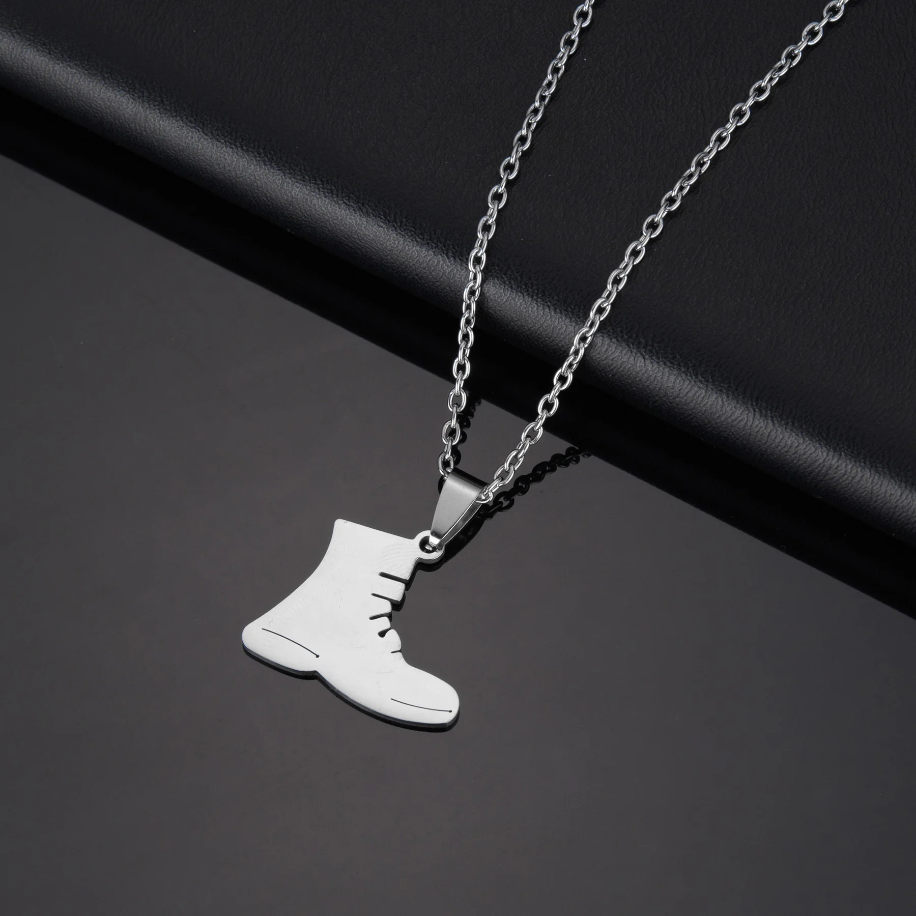 Martin Boots Pendant Necklace Cool Collar Fashion Male Street Style Rapper Cute Shoe Necklace Christmas Gift For Friend