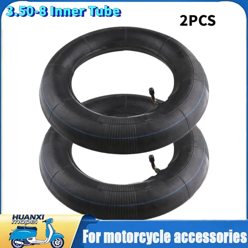 

2 шт. изогнутых вентилей 3.50-8 для внутренней шины, подходят для мотоциклетных шин.