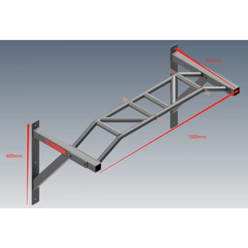 شريط سحب يصل على الحائط متعدد الوظائف لباب الصالة الرياضية المنزلي ورف للذقن