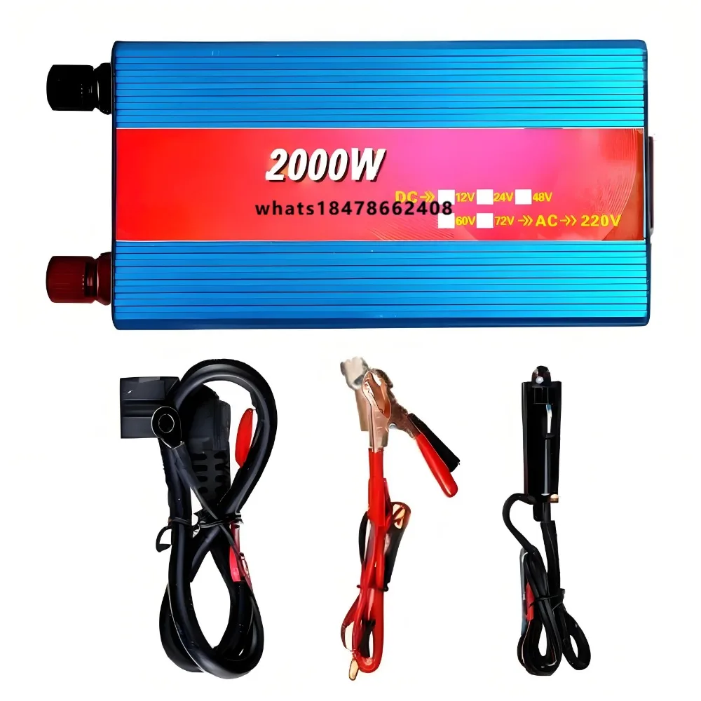 AL-M 2000W Pure Sine Wave Inverter Power Conversion System (PCS) Efficient Universal 12/24V Renewable Energy Storage Transformer