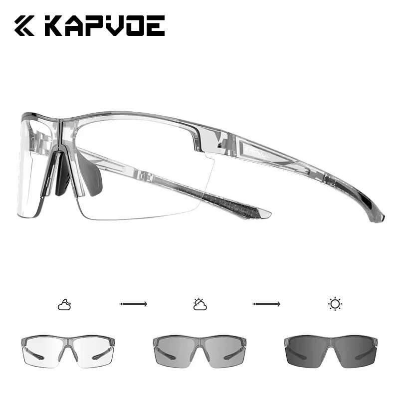 

SCVCN Sport Lightweight Cycling Glasses Men Portable Photochromic Folding Sunglasses Bike Bicycle Women Goggles MTB Racing UV400