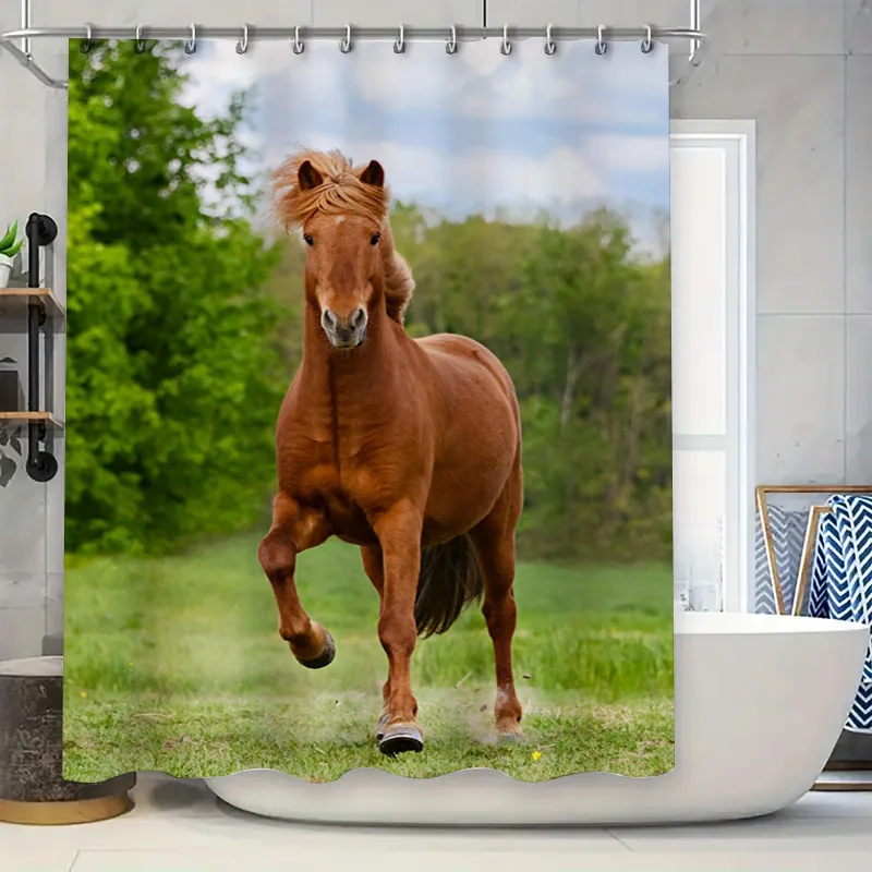 

Colorful Sea Turtle Shower Curtain Watercolor Artistic Bath Decor for Home Bathroom Blue Yellow Green White Pattern Waterproof F