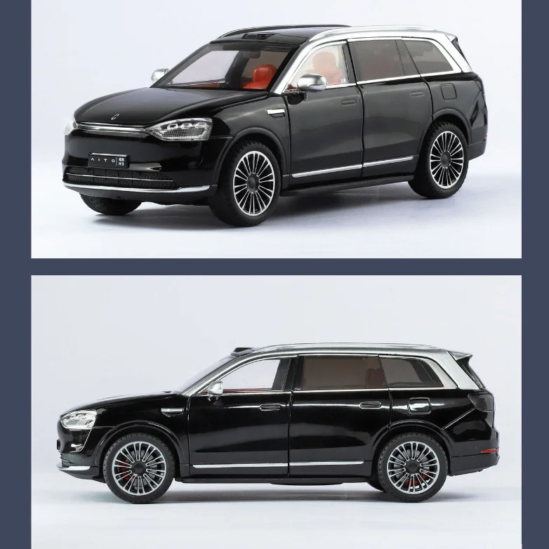 

Simulation 1:24 Wenjie M9 voice version alloy car model with regenerative sound and light, boy toy gift