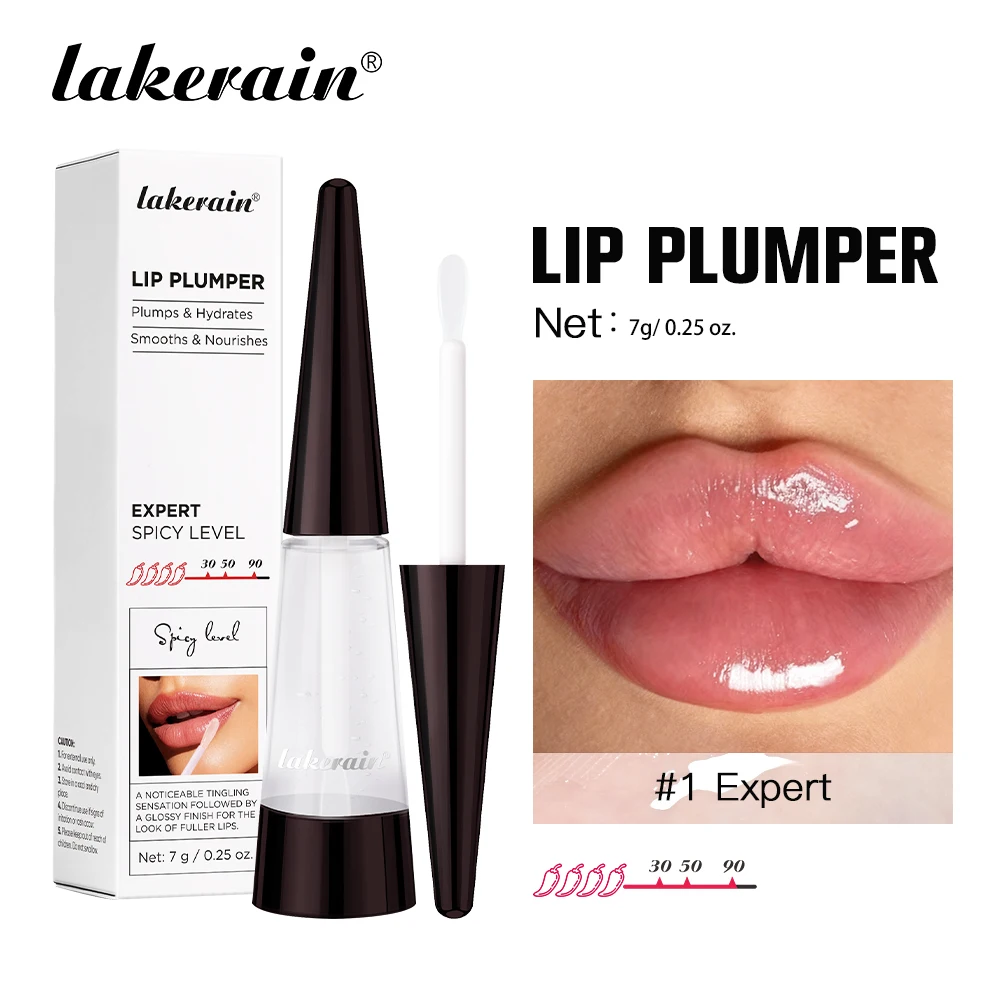 Lip Plumper Transparent Plumping Lip Gloss Reedle Shot Moisturizing Plump Lips Care Brighten Enhance Lip Serum Korean Cosmetics