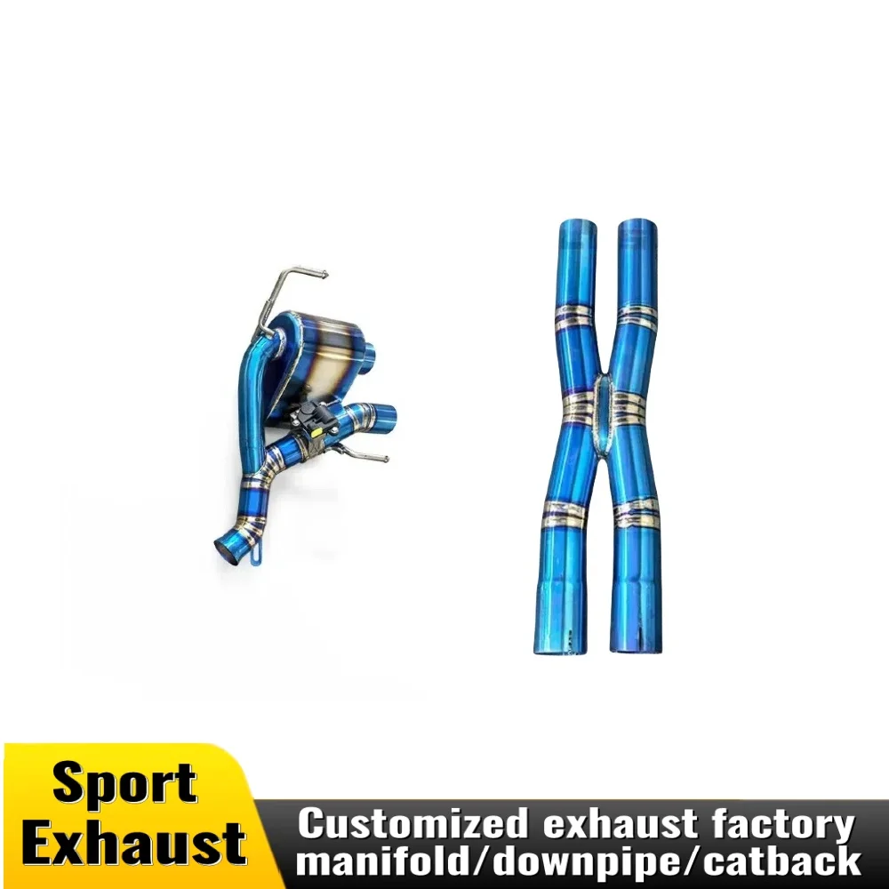 

For Ferrari FF 6.3 V12 2011-2016 titanium alloy high-performance exhaust cat back valve intelligent exhaust auto parts retrofit