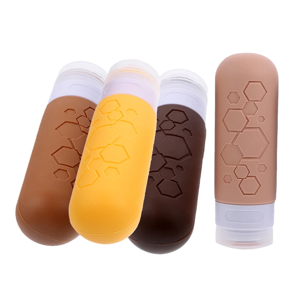 

Size Silicone Squeeze Lotion Shampoo Refillable Leak Proof Portable Empty Bottle Travel Shampoo Bottles for Travel
