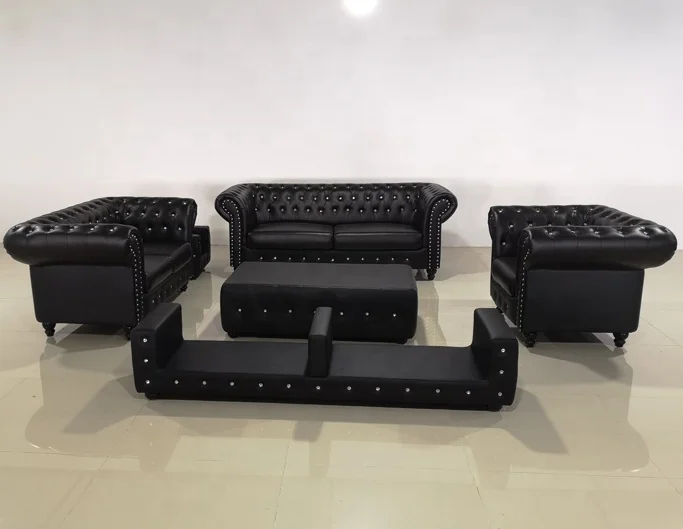 *# Wholesale Popular American Style Luxury Living Room Furniture Sofa Wood Genuine Leather Couch Set
