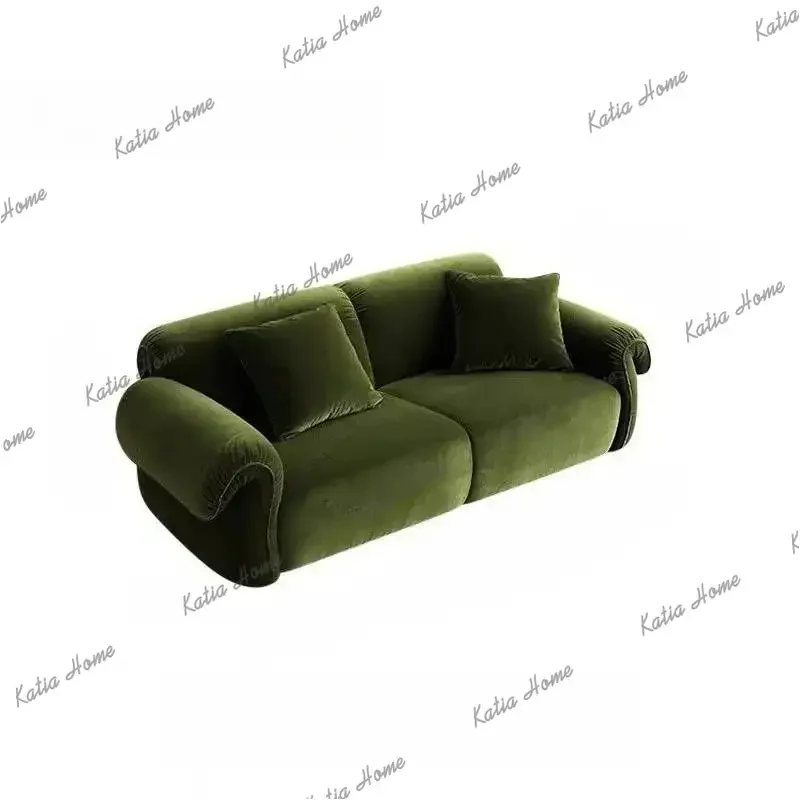 Factory Direct Oversized Green Living Room Sofas Minimalist Modern 2 Seater Living Room Sofas Lounges Nordic Divano Soggiorno Ho