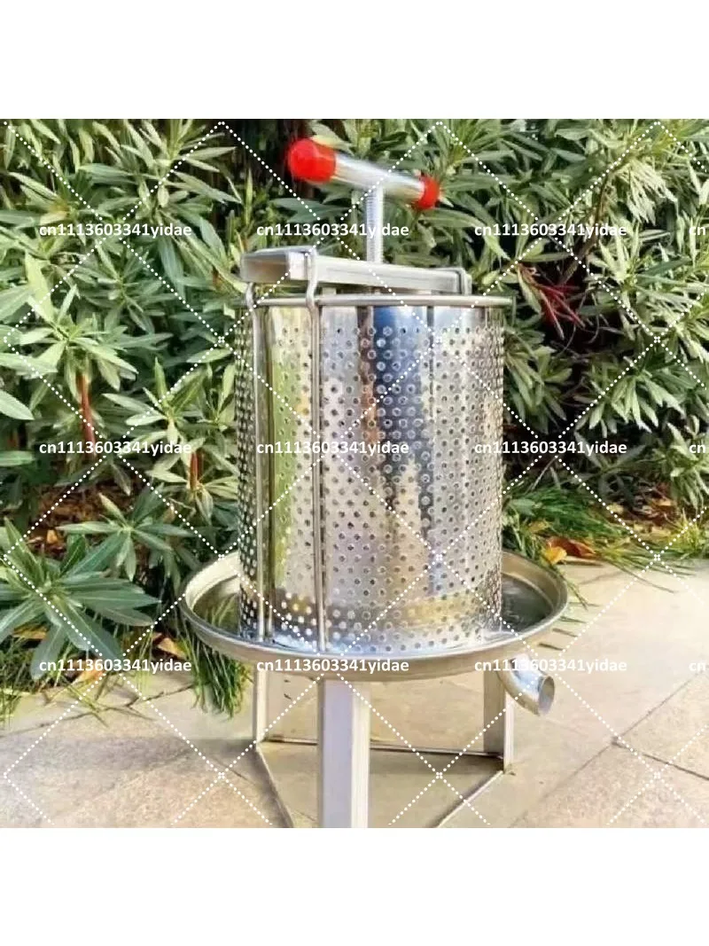 Honey Press Machine Manual Press Barrel Beekeeping Extraction Vegetable Filling Squeezer Multifunctional Wine Making Extractor