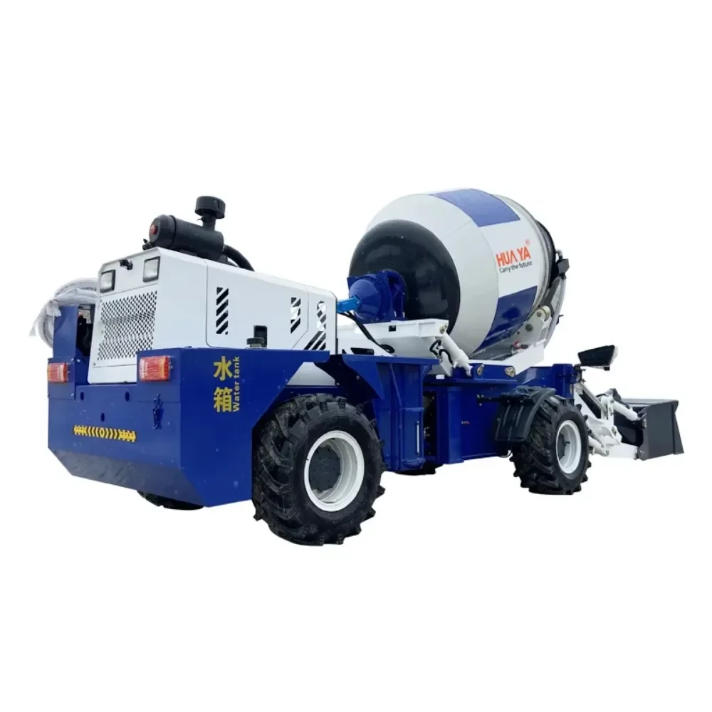 Huaya auto concrete mixer truck self feeding cement mixer price for sale