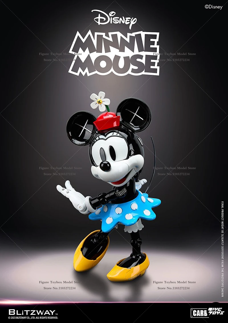 BLITZWAY BW-CA-10505 18,2 cm Minnie Mouse figura de acción móvil de dibujos animados niños modelo de cumpleaños el mejor regalo colección Juguetes