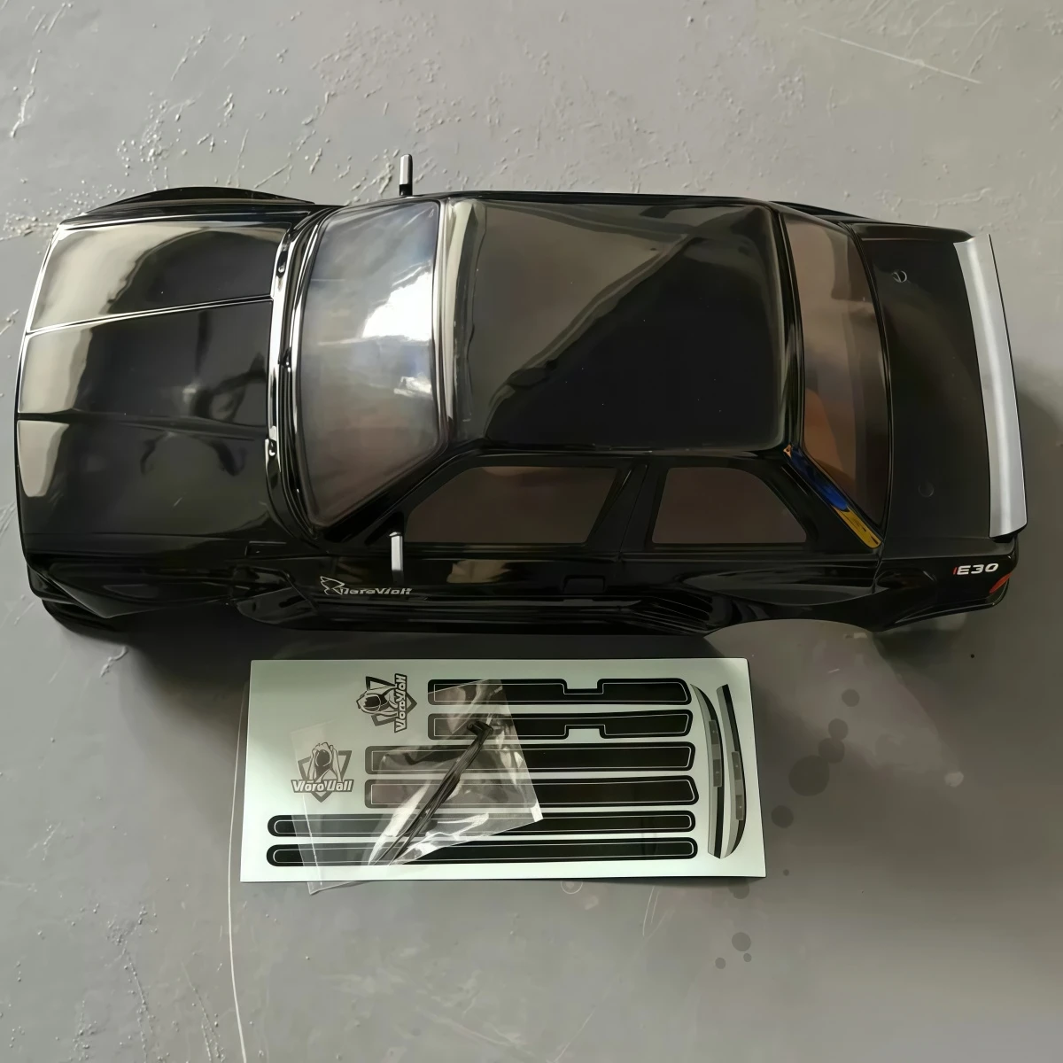 Rc Drift Car Body Shell Painted - HNR H9803 Werewolf E30 Carcaça Pintada