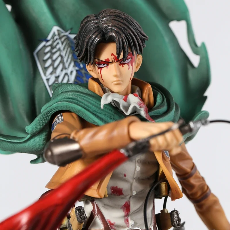 Levi Ackerman Battle Damage Ver Complete Figure Excellent Model Toy