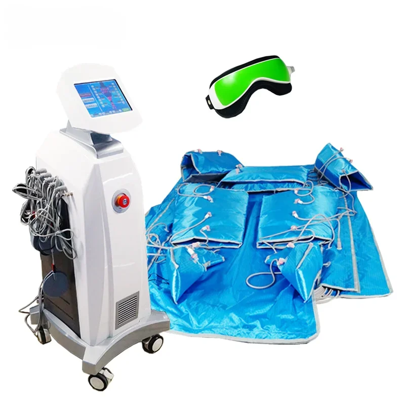 Au-7008 Detox Infrared Slimming Massage 4 in 1 Pressotherapy Lymphatic Drainage Air Pressure Device for  SPA