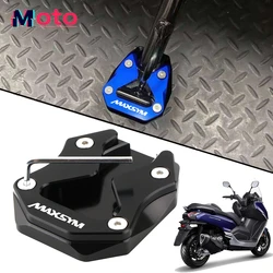 Motorcycle Kickstand Foot Side Stand Extension Pad Support Plate For SYM MAXSYM 400 MAXSYM400 400i 2021 2022 2023 Accessories