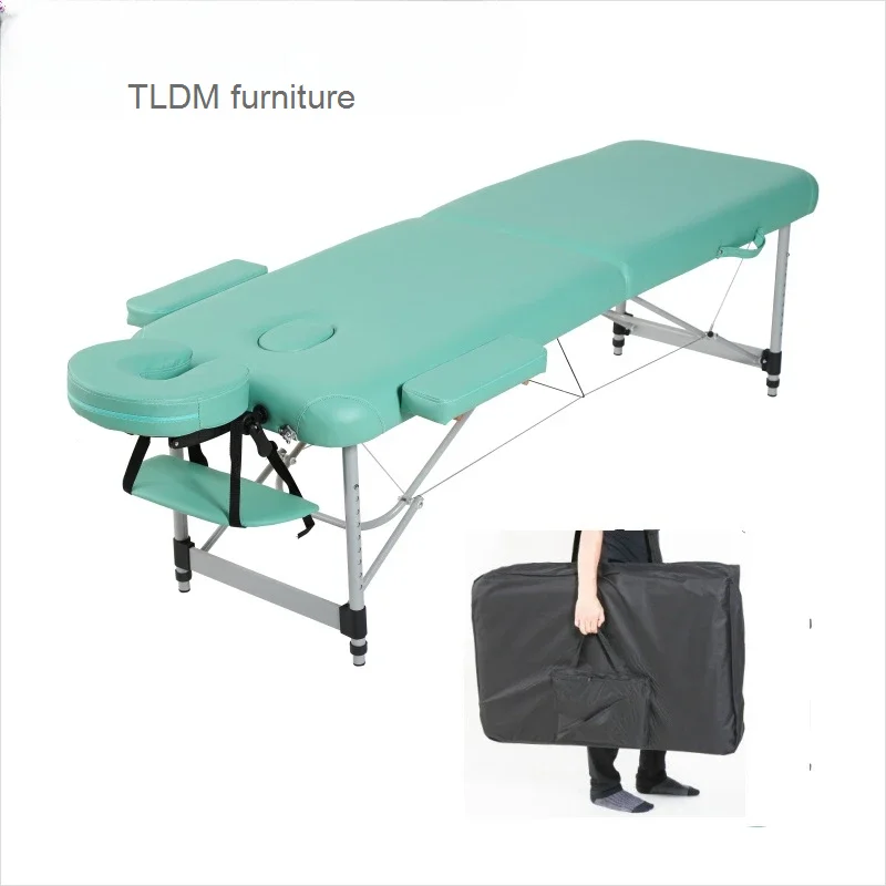 

Headboards Folding Bed Massage Pedicure Facial Portable Lash Salon Tables Tattoo Spa Cama Dobravel Beauty Furniture LJ50MB