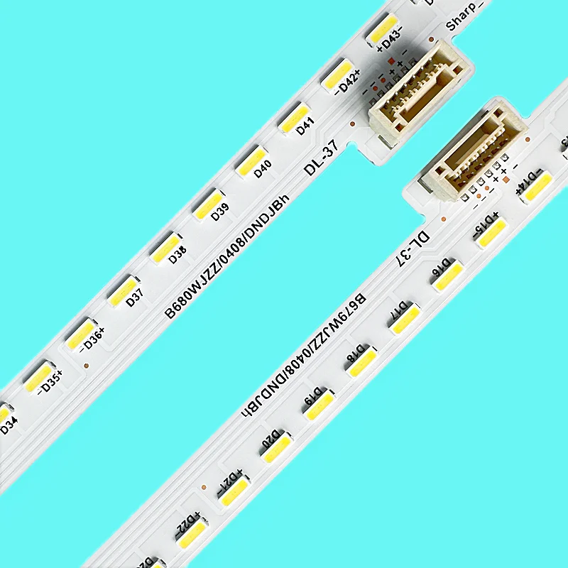 4 SZTUK 56 lamp Nowe podświetlenie LED do telewizora Sharp LC-70UI9362K LC-70UI9362E 4T-C70AMZA 70su580_2X56+2X56_4014c_A_7A8P 381MM