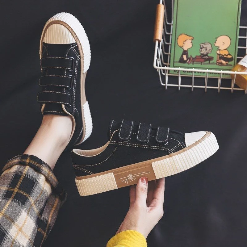 Ladies Shoes Canvas Women Footwear High On Platform Low Black Stylish Offer Price 39 Sale Quality New In Light With 2024 A