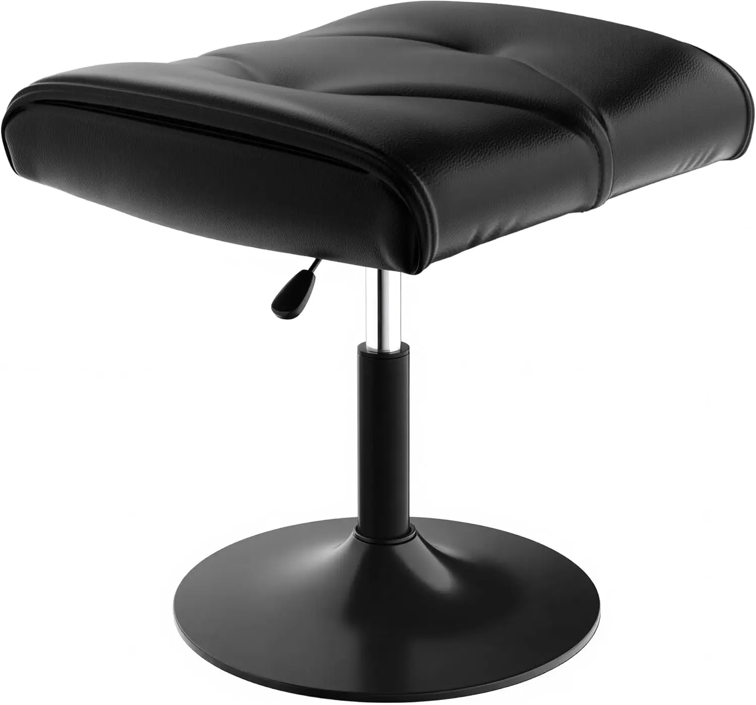 

Adjustable Under Desk Foot Rest with Comfort Padding, Leg Pain Relief Ottoman, Black