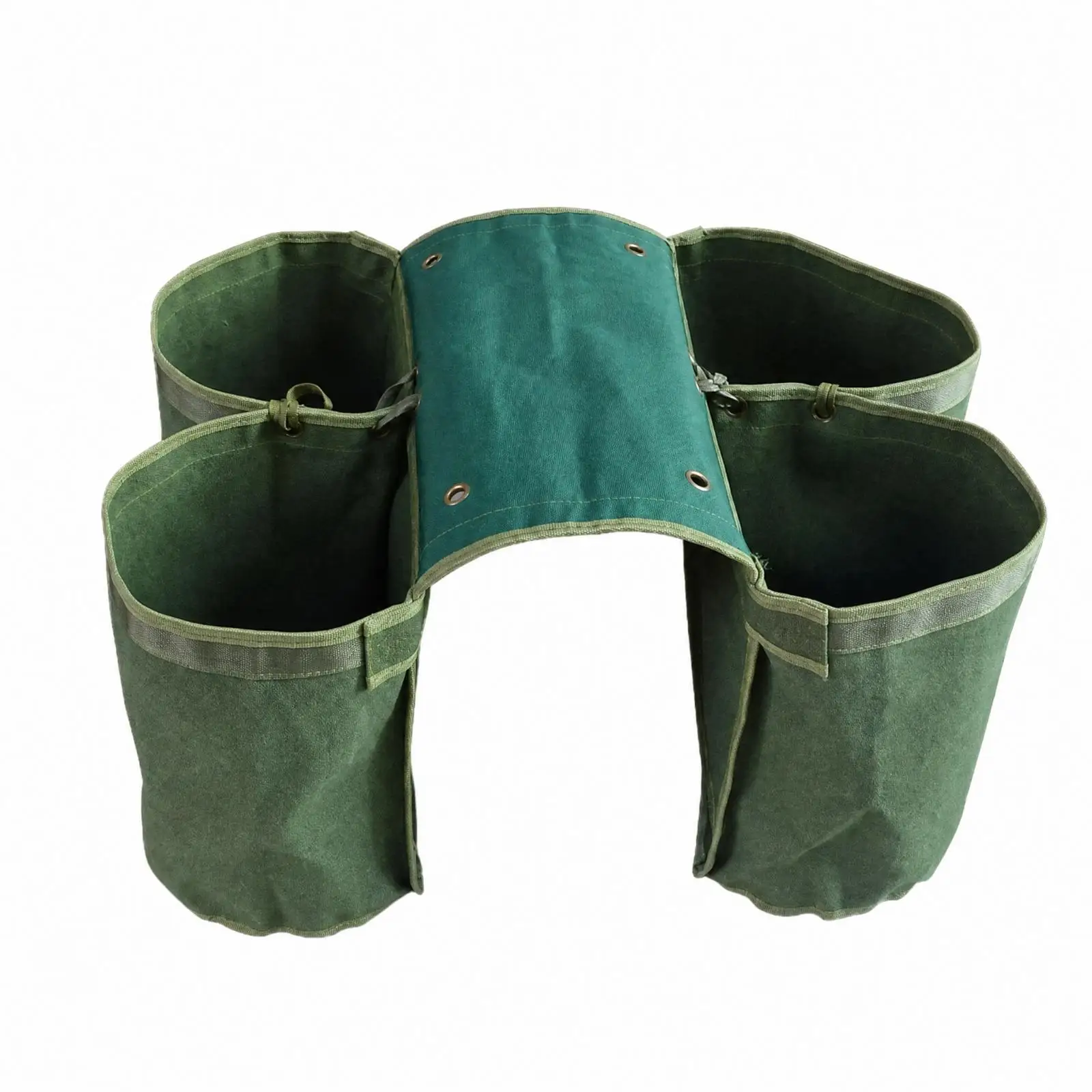 Four Section Motorcycle Trunk Bag Oxford Canvas Pannier for Rear Rack Secure Straps for Adventure Riding
