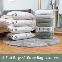 TAILI Cubic Vacuum Bags Large Storage Bag for Clothing, Comforters, Blankets No Need Tool Compression Bag for Travel Storage Bag 3