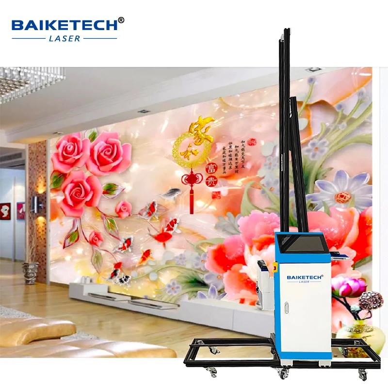 TH-UP600R Factory 3D 3m عالية الأشعة فوق البنفسجية طابعة نافثة للحبر آلة طباعة داخلية وخارجية