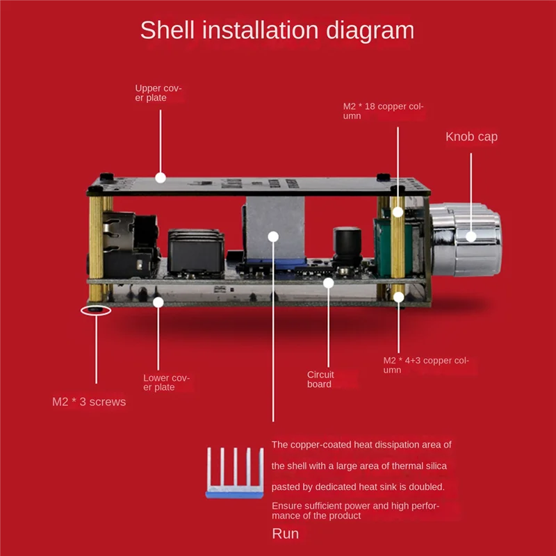 

【Падение цены! !】XY-T50H Плата стерео цифрового усилителя TPA3116D2 50 Вт + 50 Вт Регулируемая плата стерео цифрового усилителя с высокими басами