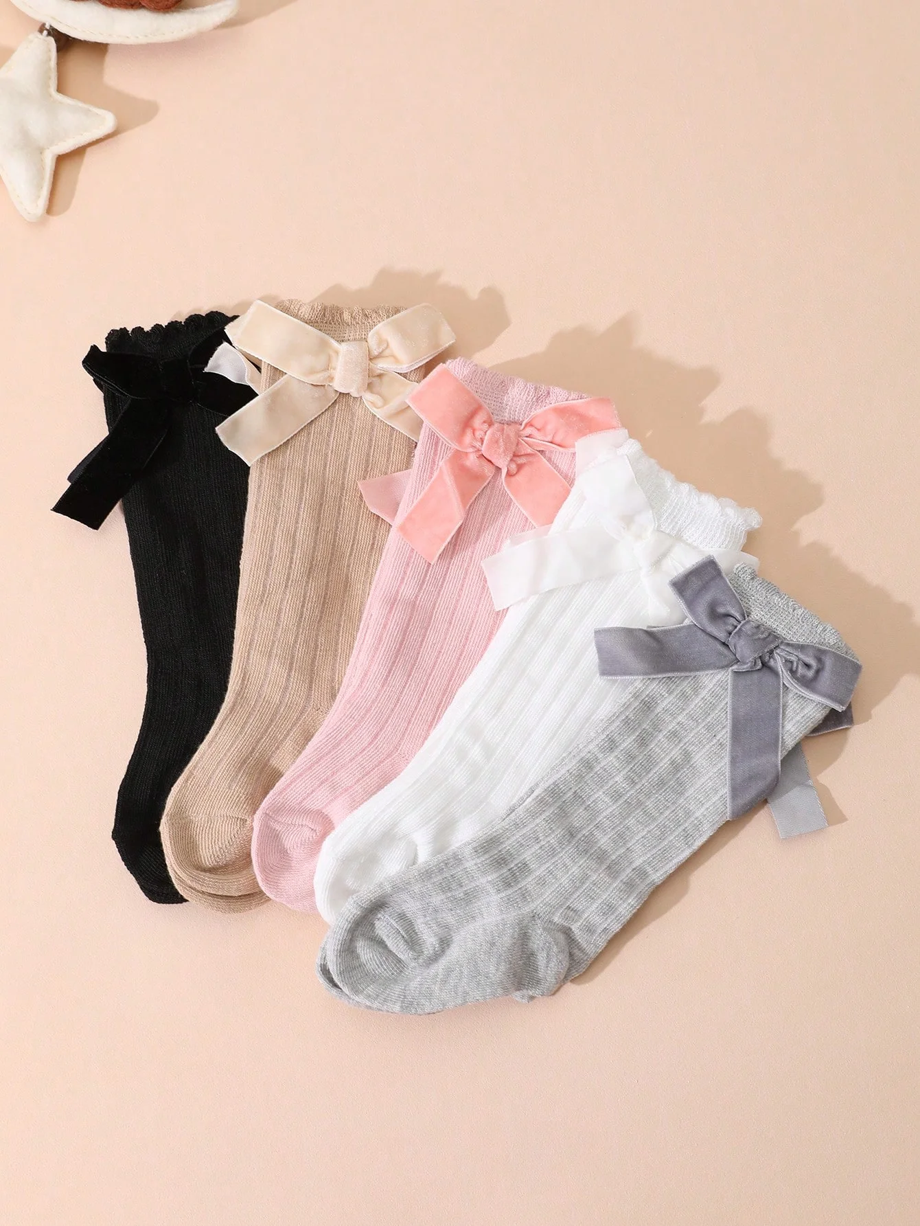 5 Pairs of Kids Knee High Sock - đánh giá và giá Baby Sock Oximeter