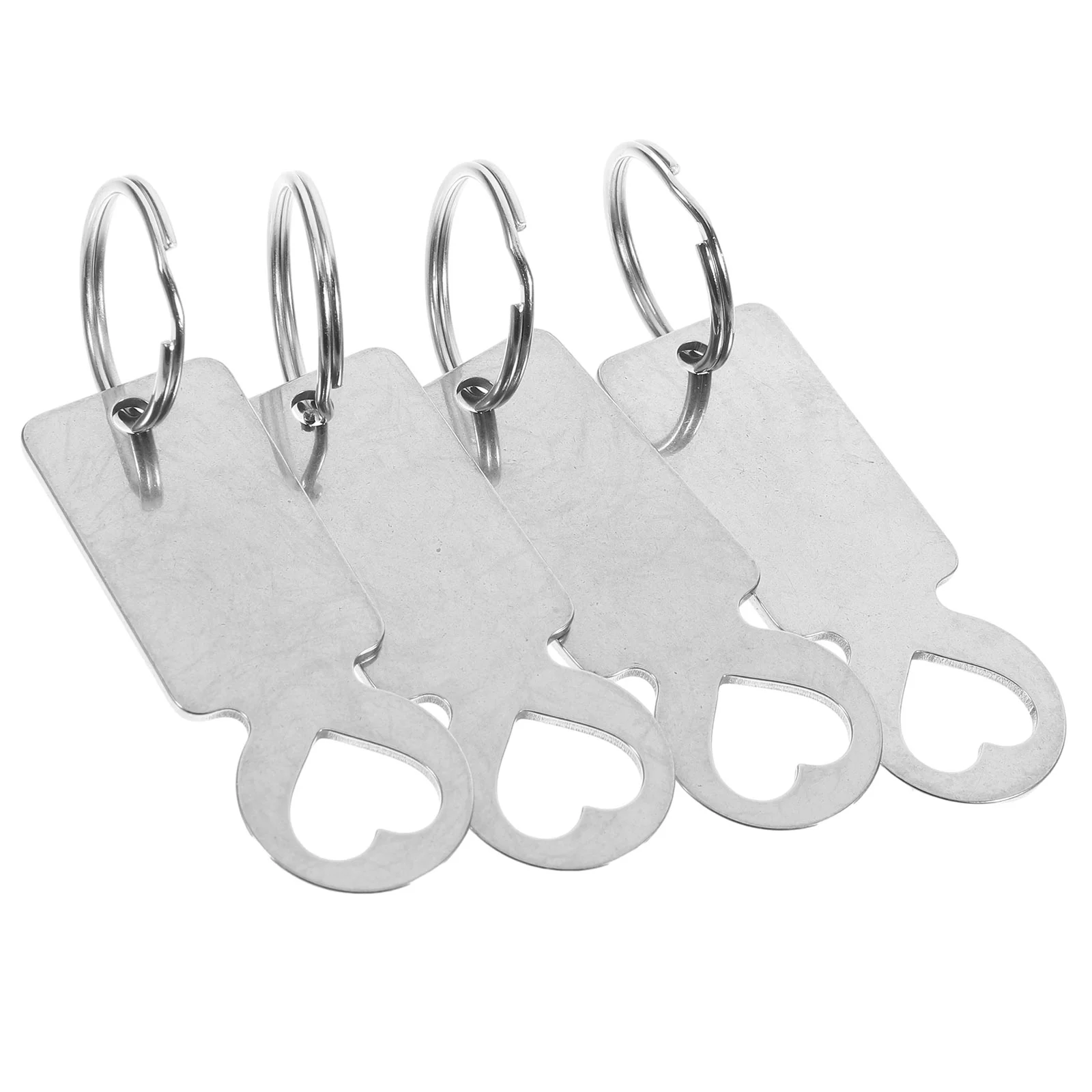 

Shopping Cart Keyring Quarter Token Hand Stainless Steel Tool New House Keychain Trolley Remover Grocery