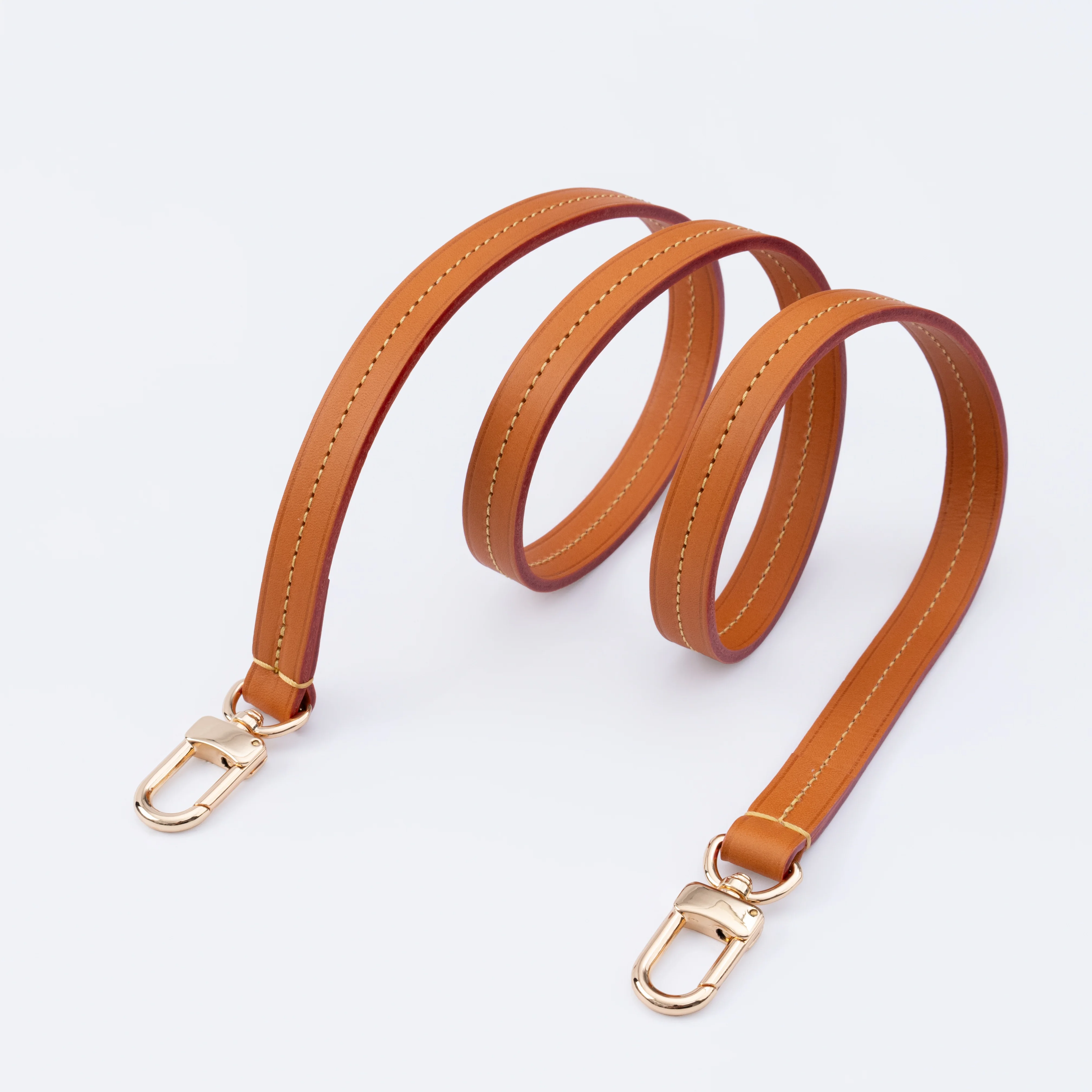 BEERY&SNOWY Bag Replacement For LV Shoulder Straps Croisette Handbag Accessories Genuine Vachetta Leather Strap