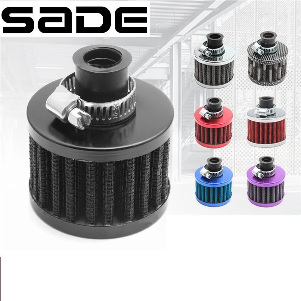 Universal 12mm Small Air Filter Motorcycle Turbo High Flow Racing Cold Air Intake Filter Mushroom Head Car Accessories AF-1002