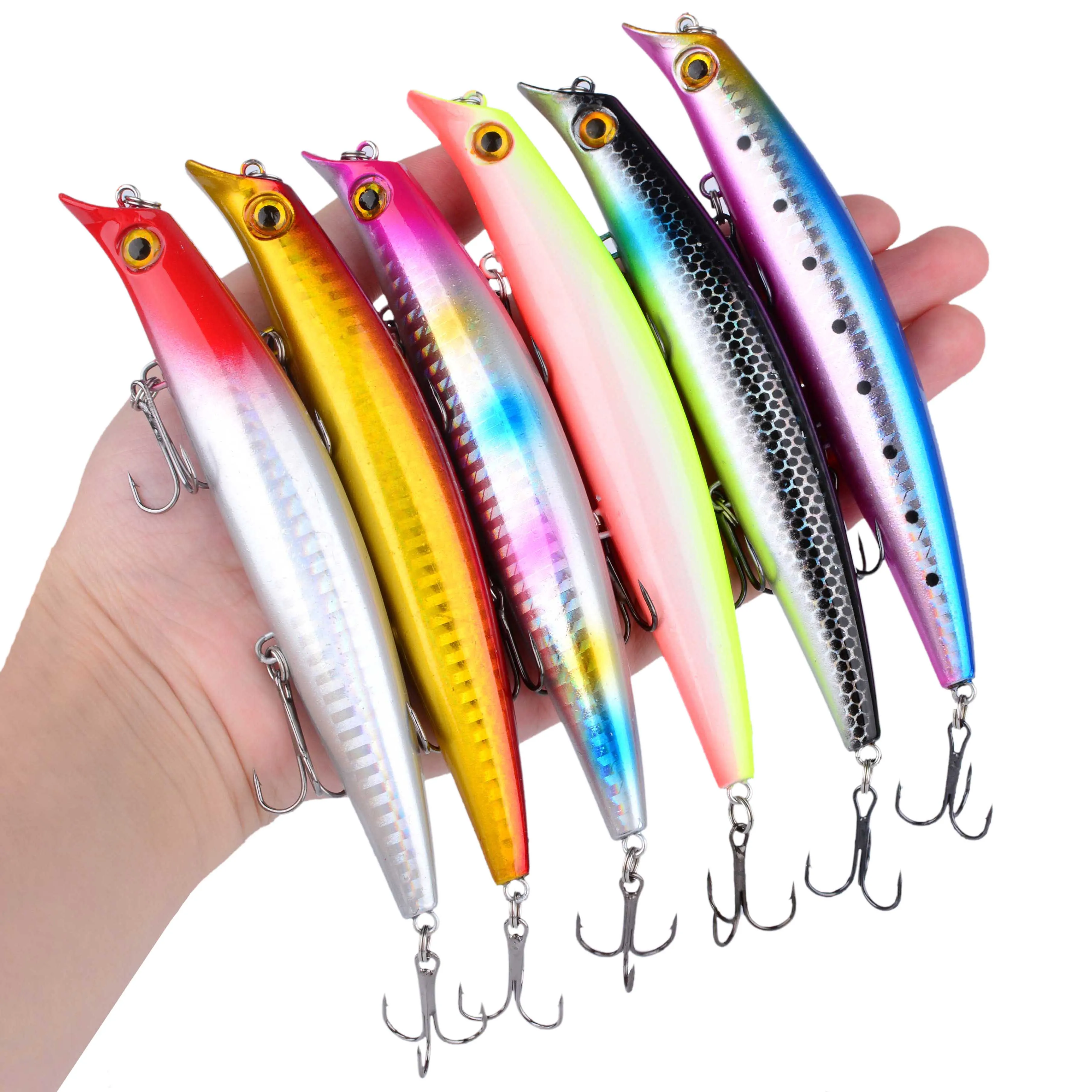 Señuelo Minnow flotante 12.2 cm para pesca de agua salada - imagen 4