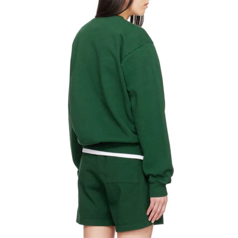 Estilo vintage americano esportivo crewneck sweatshirts feminino em torno do pescoço algodão casual pulôver outono estilo vintage 90's jumpers