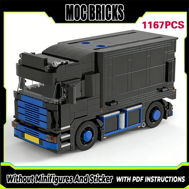 

City Car Model MOC Building Bricks R580 Heavy High-End Truck Modular Technology Gifts Holiday Assemble Children Toys Suit