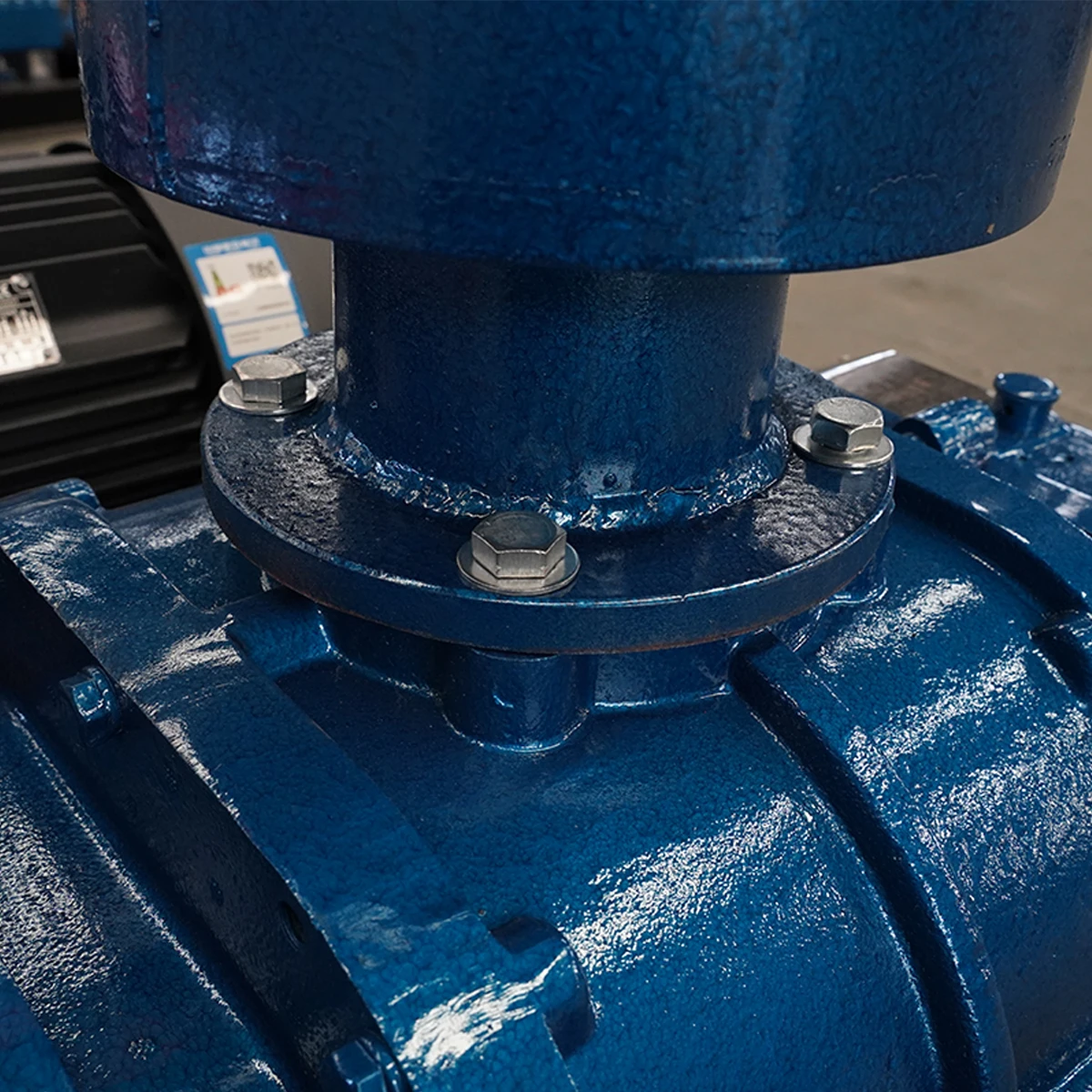 Positive Displacement Stainless Rotary Three Roots Type air Blower 30kw 45kw 70kw 2 Inches  7hp Manufacturer for Industrial