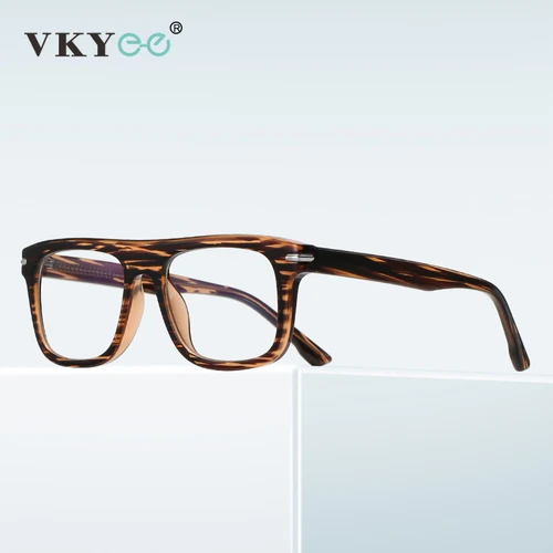 Imagen 2 del producto VICKY-gafas cuadradas con montura Simple y grande para hombre, lentes de lectura para ordenador con bloqueo de luz azul, clásicas y Retro, PFD2199