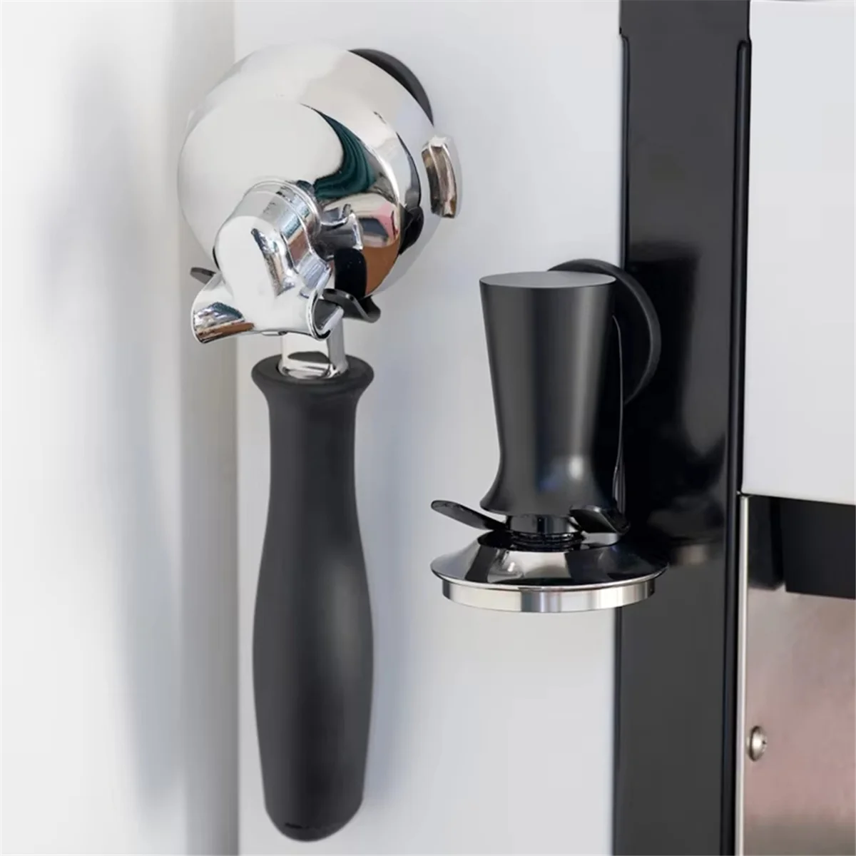 A56XQ 2 uds soporte para portafiltro de café estante magnético para organizar accesorios de Espresso para manipulación, soporte de mango de herramienta de café B
