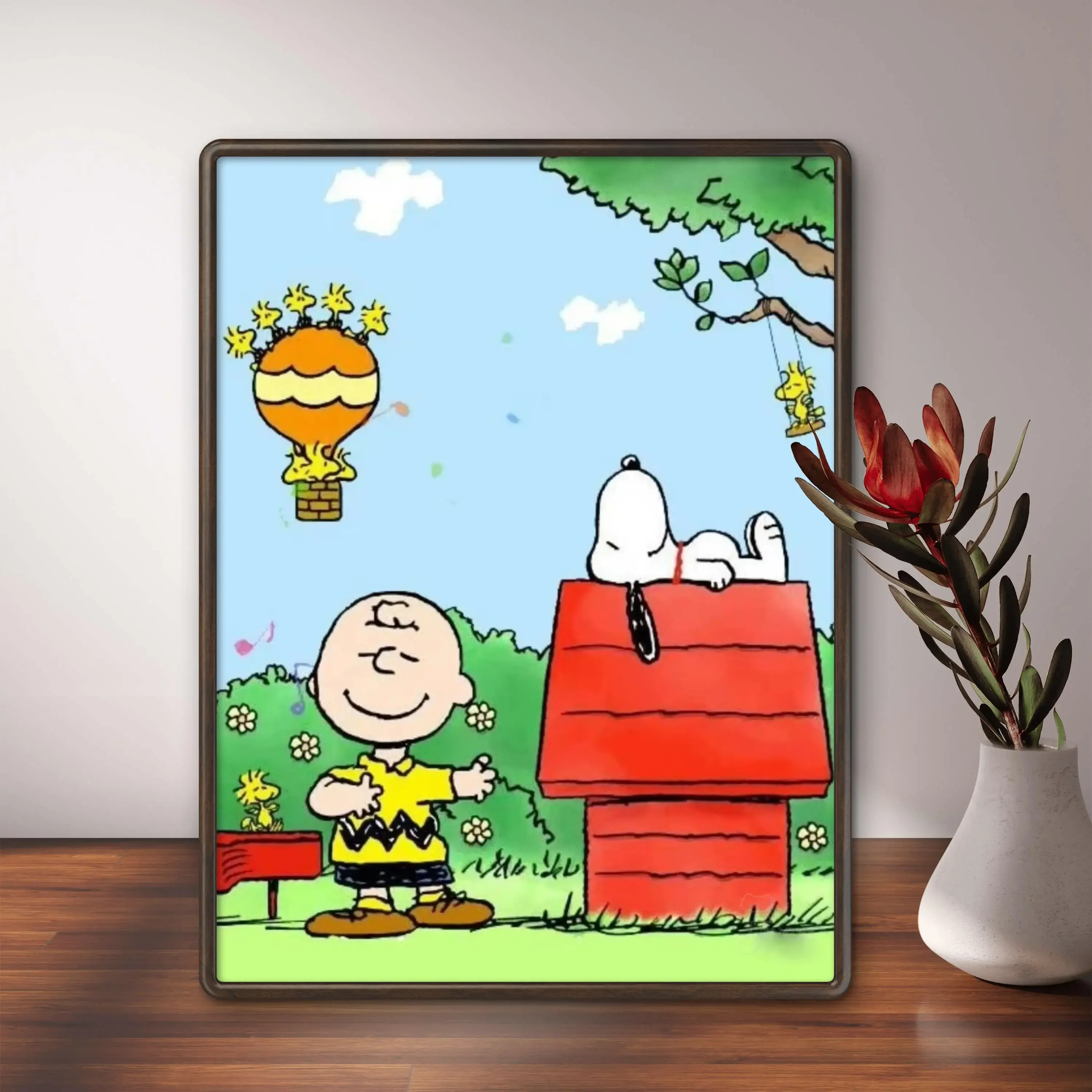 Cute Snoopy Cartoon Dog 2026 New 5D DIY Diamond Painting Full Round Drills Mosaic Handcraft Gift Home Decor,No Frame