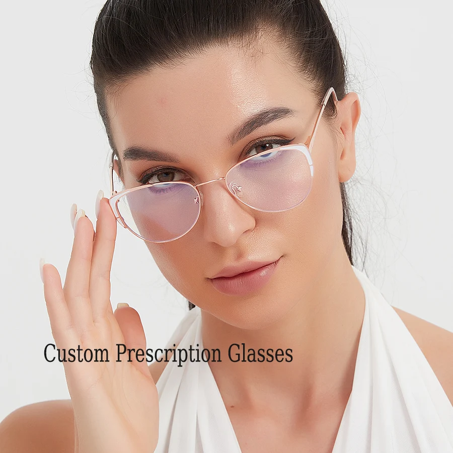 Lunettes de vue personnalisées KPAY pour femmes, lunettes de lecture, myopie, presbytie, lentilles progressives multifocales