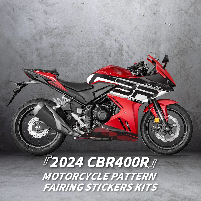 

Used For HONDA CBR400R 2024 Pattern Printing Stickers Kits Motorcycle Accessories Protection And Decoration Various styles